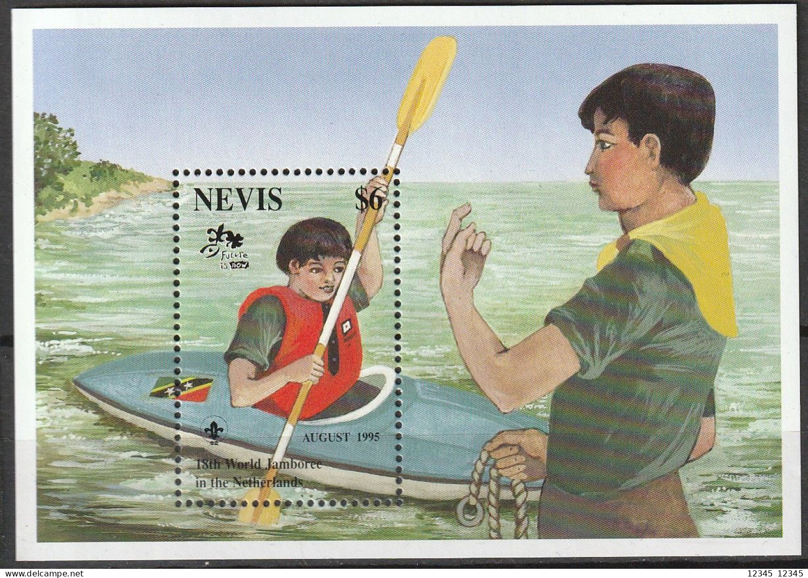 Nevis 1995, Postfris MNH, Scouting - Anguilla (1968-...)