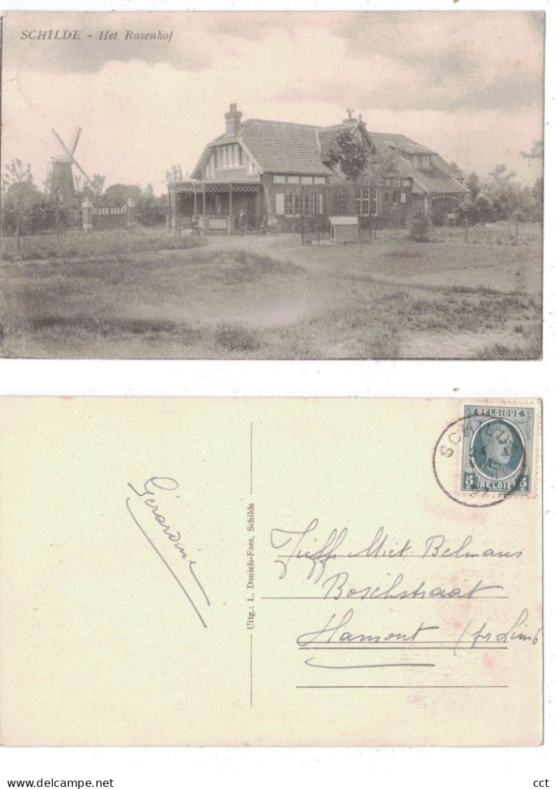 Schilde  Het Rozenhof    Uitg L Daniels-Faes   MOLEN MOULIN - Schilde