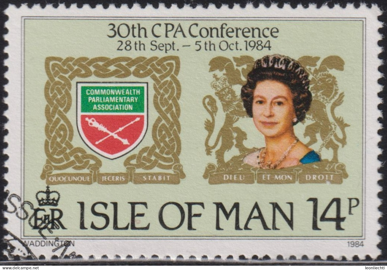 1984 Isle Of Man ° Mi:IM 270, Yt:IM 258, Sg:IM 279, AFA:IM 259, Un:IM 258, Queen Elizabeth II, - Man (Ile De)