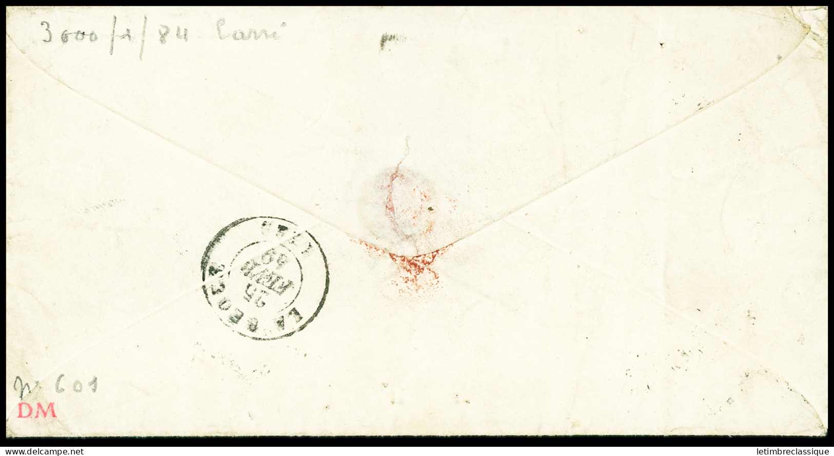 Lettre N°3 En Bande De 3 OBL Grille + T15 "Toulouse (30)" (Haute-Garonne, 1849) Sur Lettre Avec Taxe 4 Manuscrite Et Men - 1849-1850 Ceres