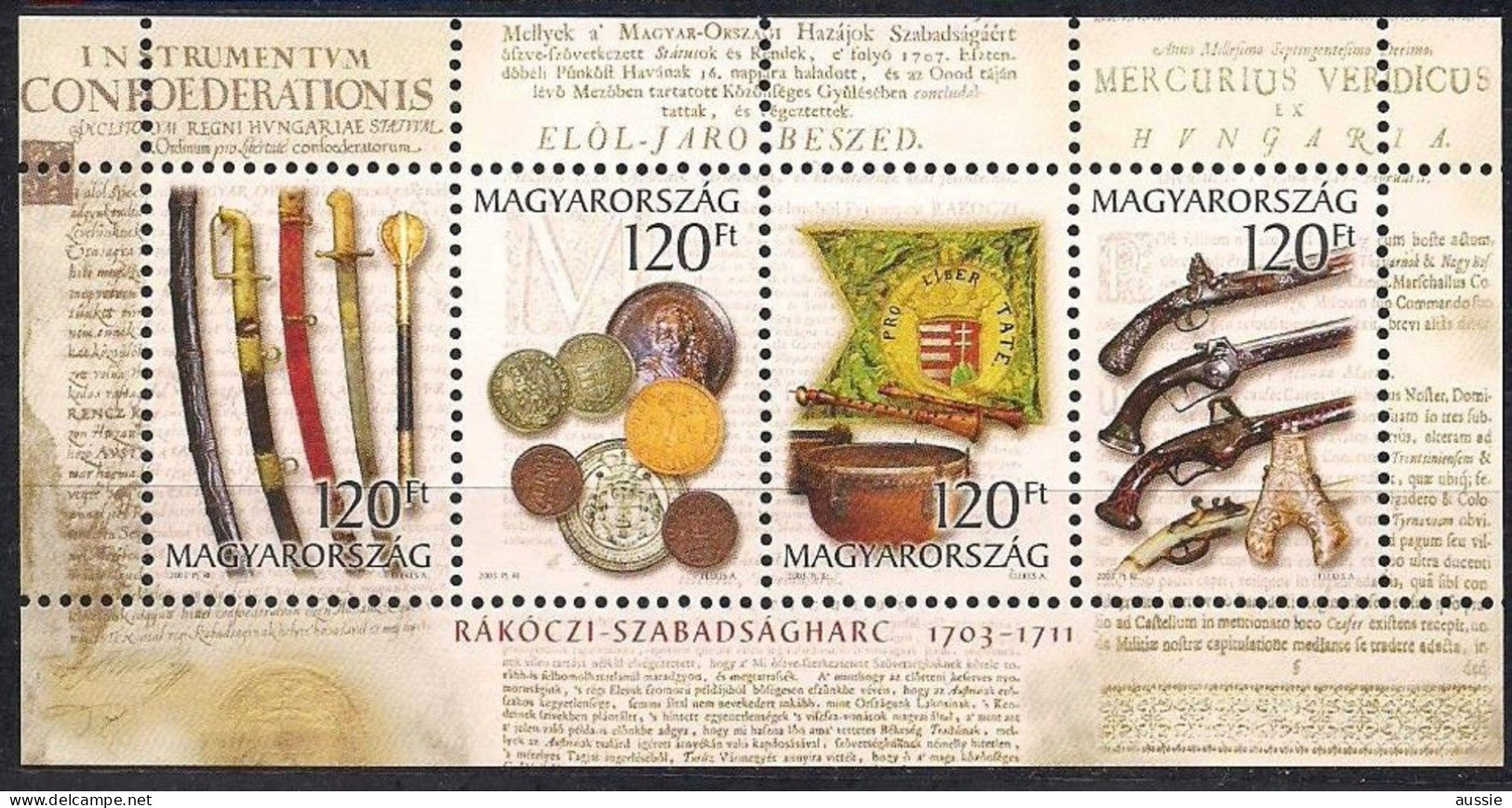 Hongarije Hongrie Ungarn 2003 Yvertn°  3895-3898 *** MNH  Cote 7,20 € - Neufs