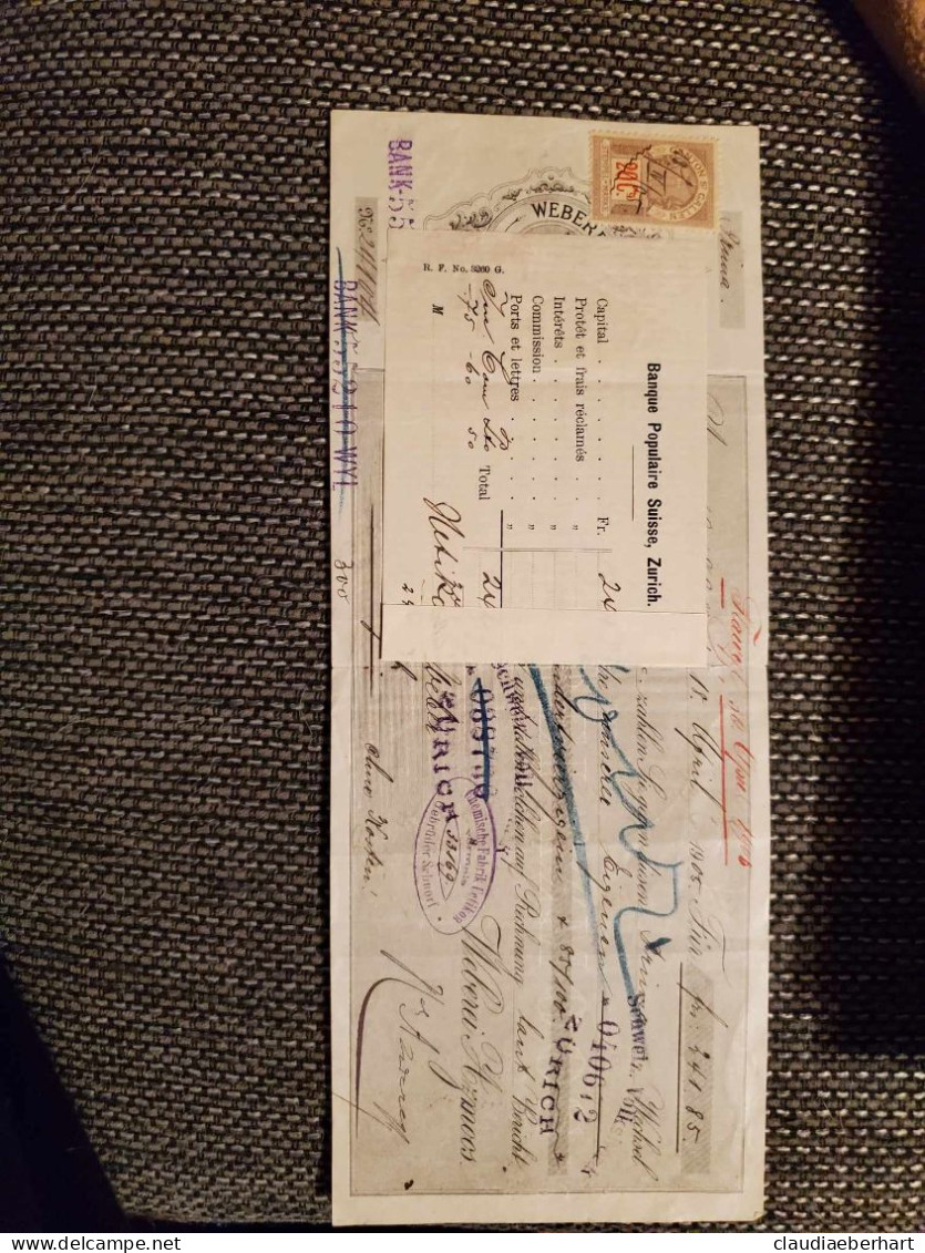 1905 St.Gallen - Cheques En Traveller's Cheques