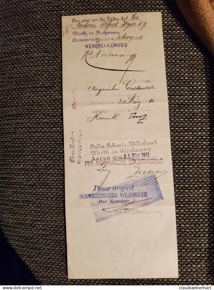 1911 St.Gallen - Cheques & Traveler's Cheques