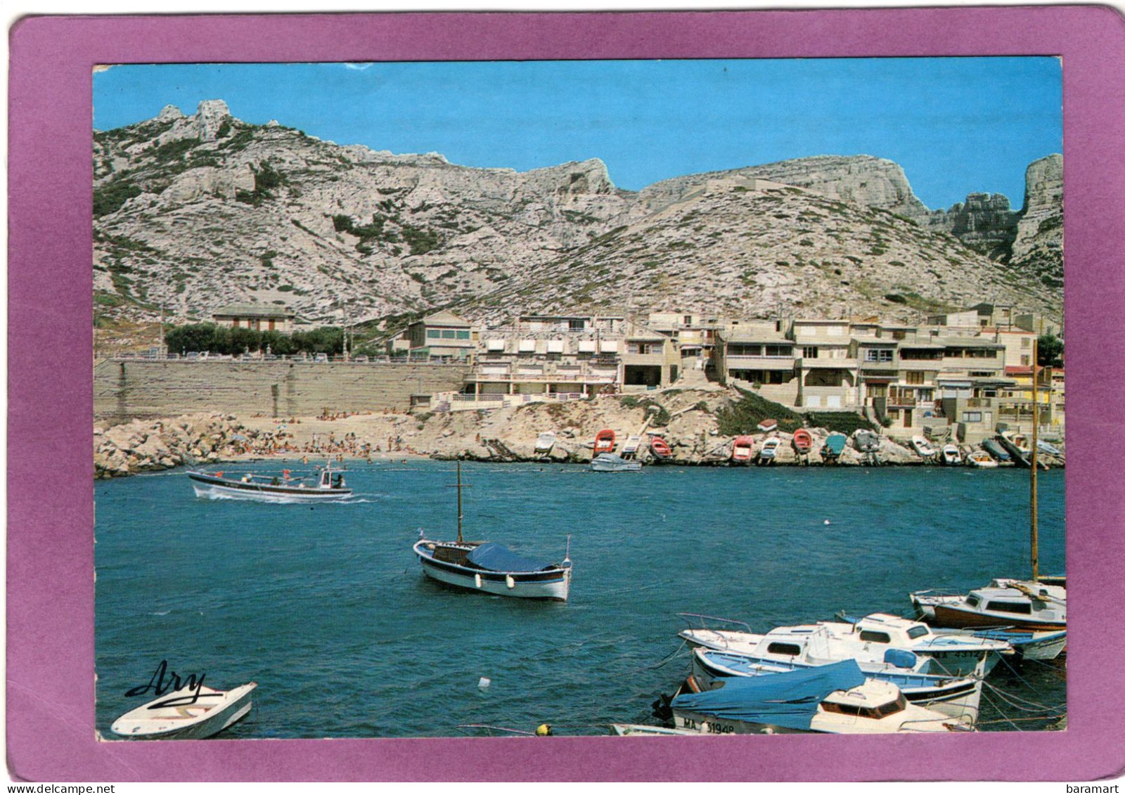 13 MARSEILLE Le Port Des Goudes Et La Plage - Quatieri Sud, Mazarques, Bonneveine, Pointe Rouge, Calanques