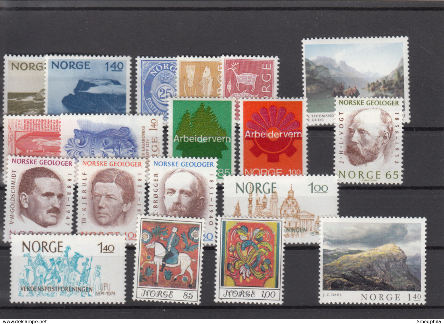 Norway 1974 - Full Year MNH ** - Volledig Jaar