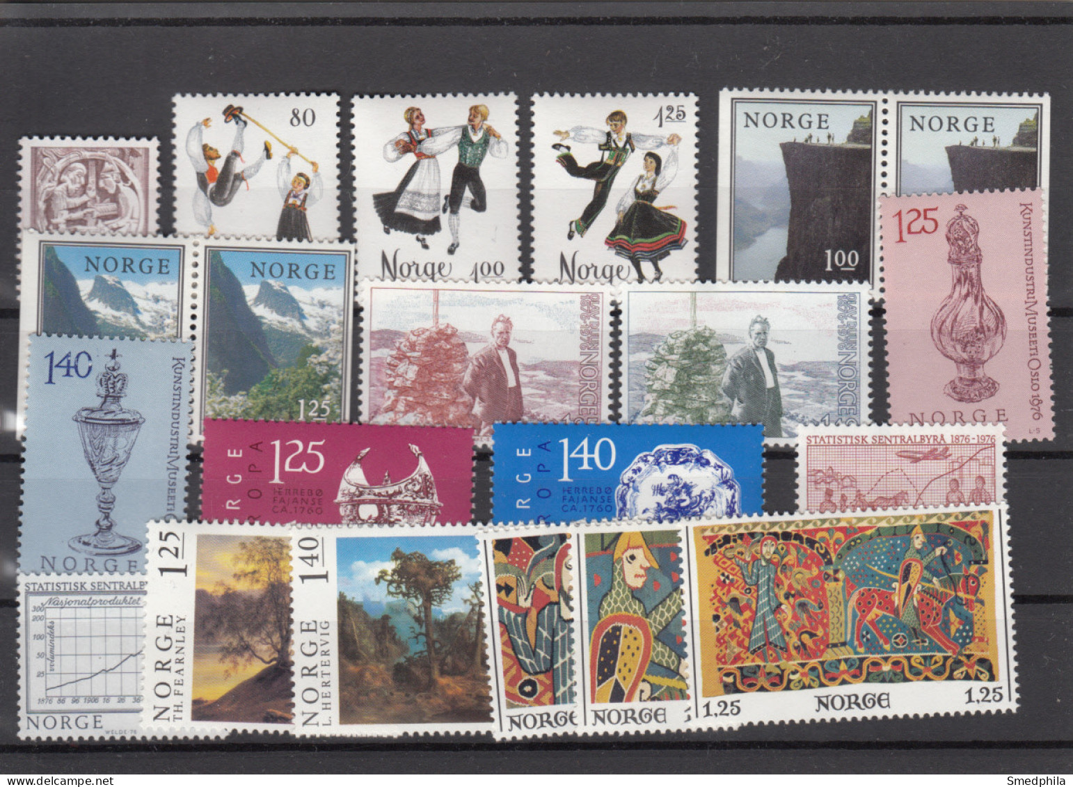 Norway 1976 - Full Year MNH ** - Volledig Jaar