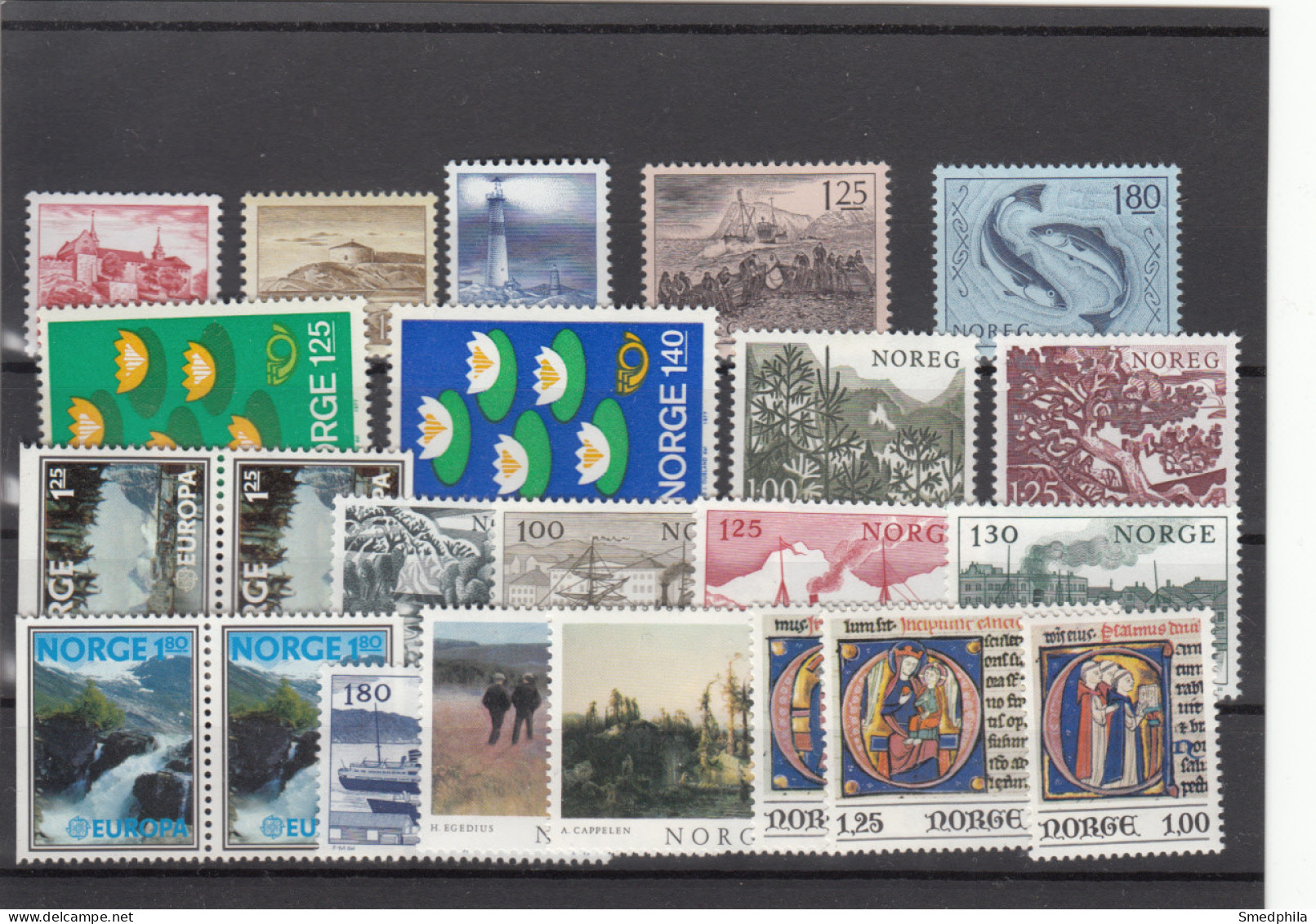 Norway 1977 - Full Year MNH ** - Volledig Jaar