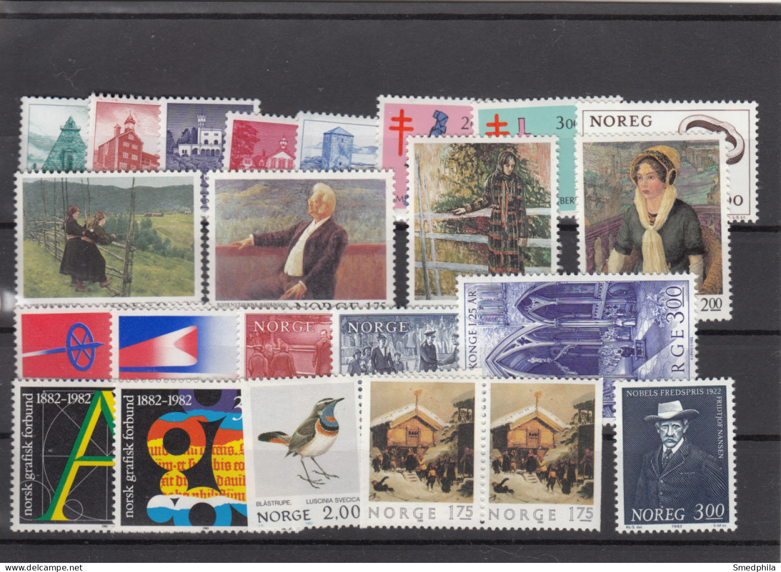 Norway 1982 - Full Year MNH ** - Années Complètes