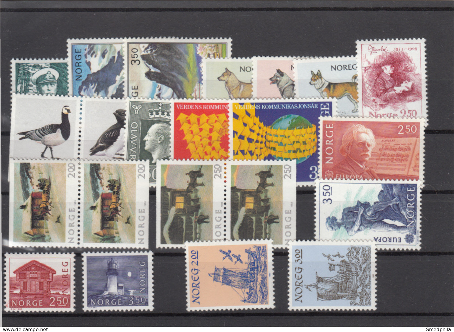 Norway 1983 - Full Year MNH ** - Annate Complete