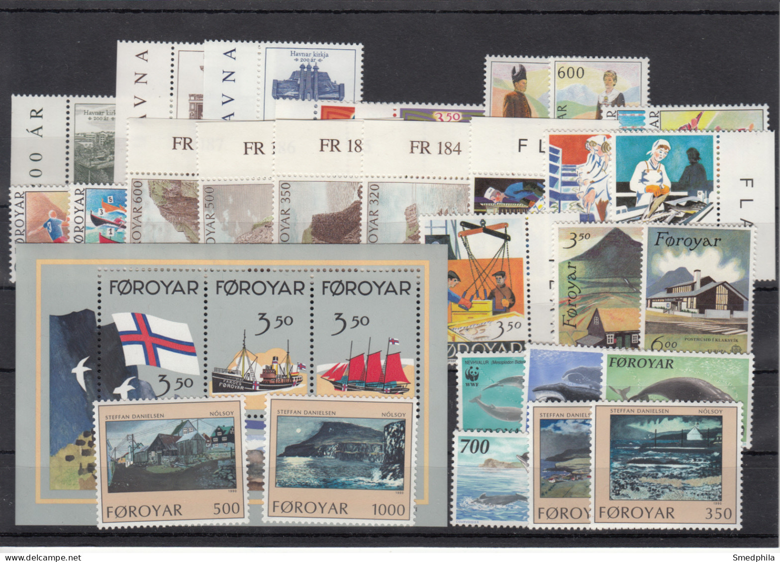 Faroe Islands 1989-1990 - Full Years MNH ** - Färöer Inseln