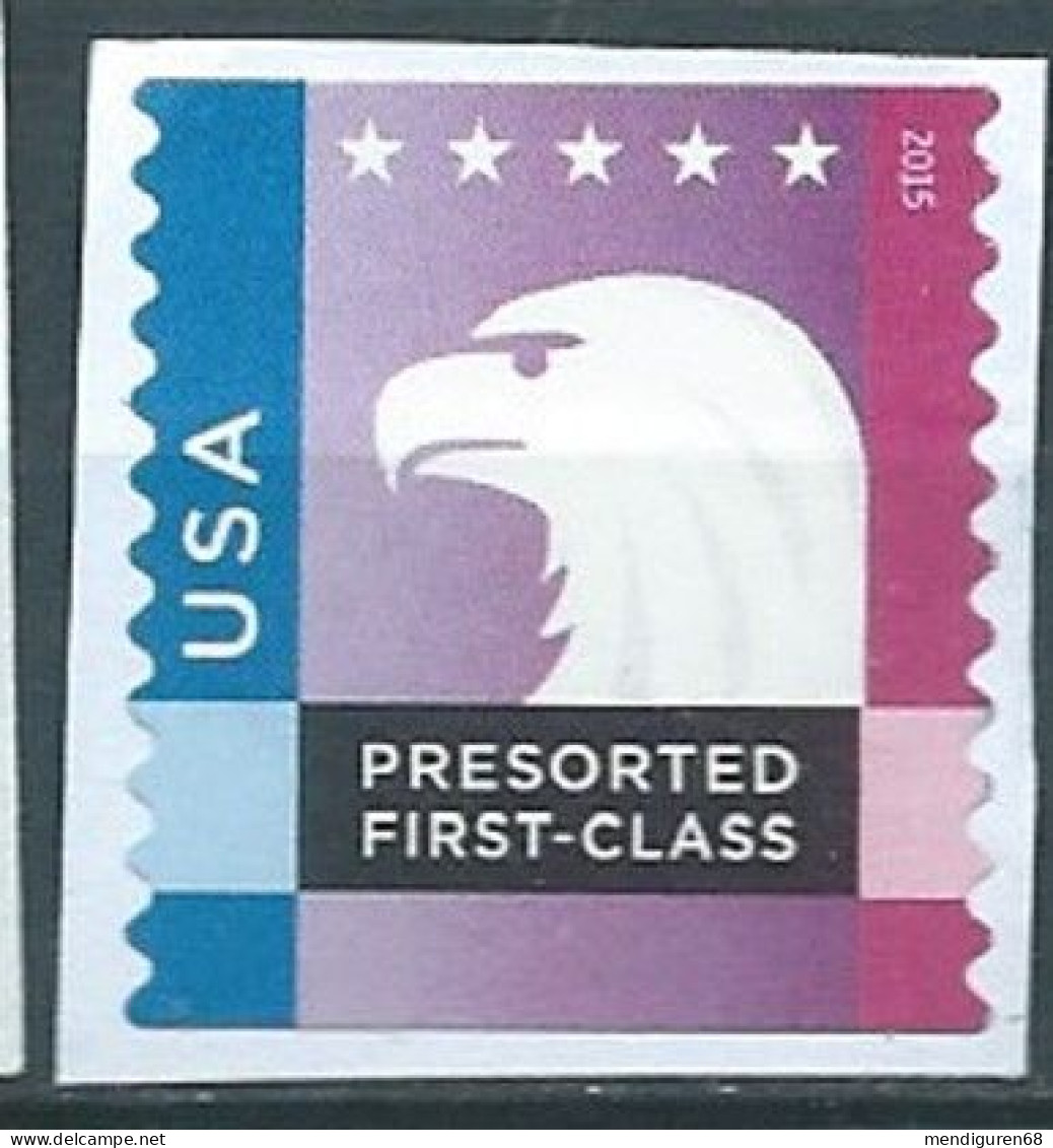 VERINIGTE STAATEN ETATS UNIS USA 2015 SPECTRUM EAGLE BLUE-VIOLET USED ON PAPER SN 5018 MI 5192 YT PO115 SN 5625 - Neufs