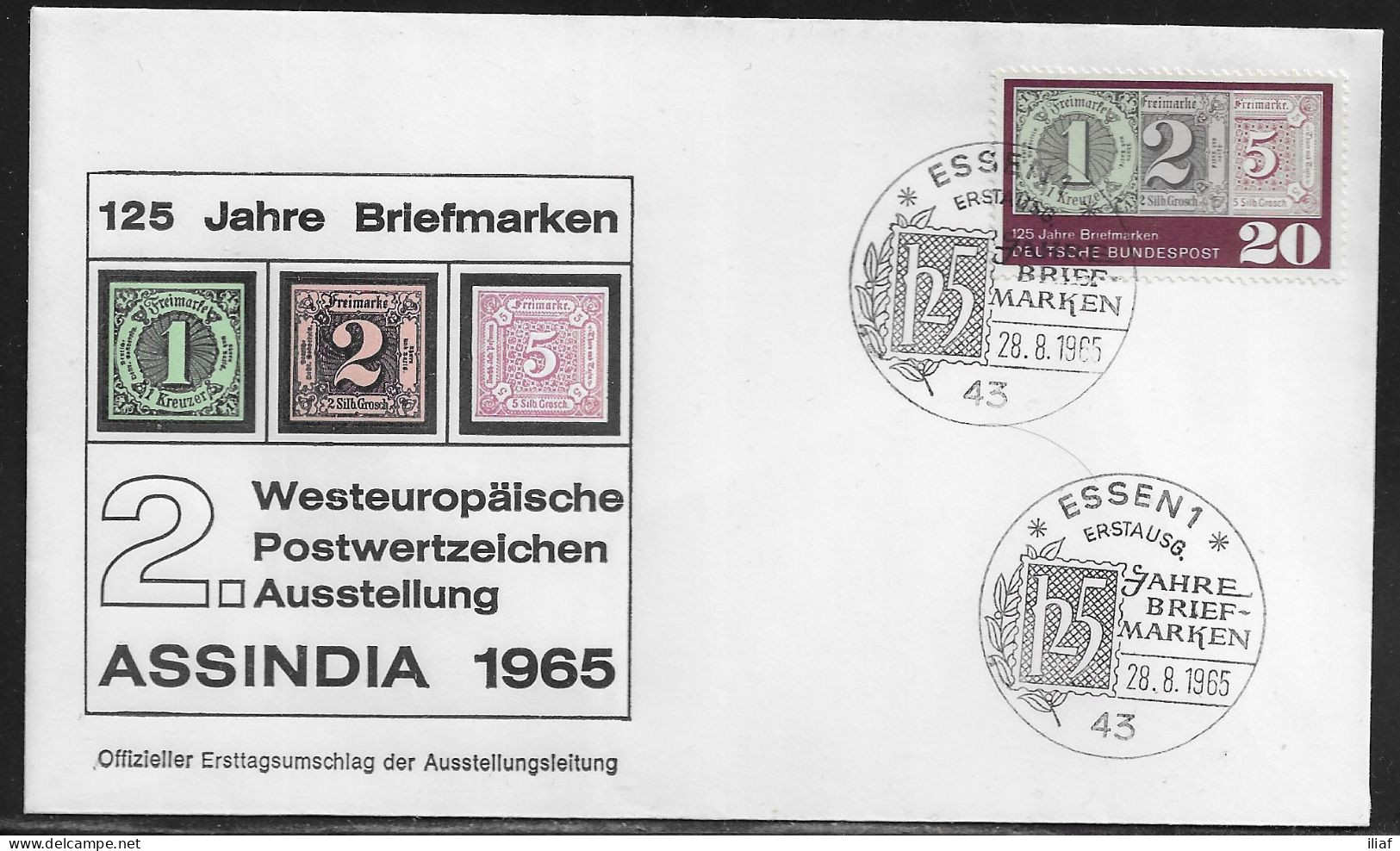 Germany. FDC Mi. 482.  Stamps Of Thurn And Taxis, 1852-59.  FDC Cancellation On Cachet Special Envelope - 1961-1970