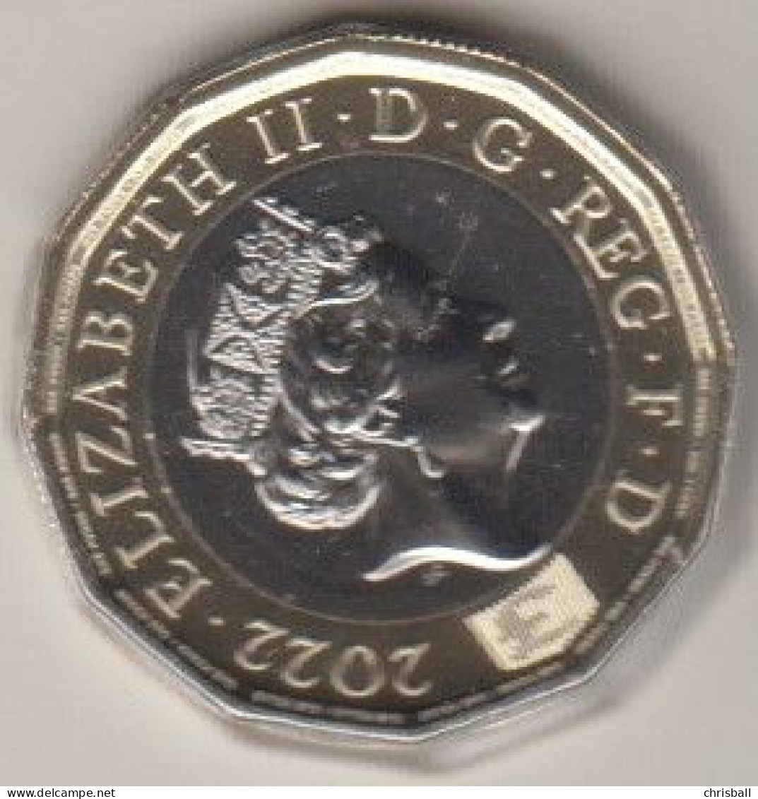 Great Britain UK 2022 £1 Coin, Bunc Coin - 50 Pence