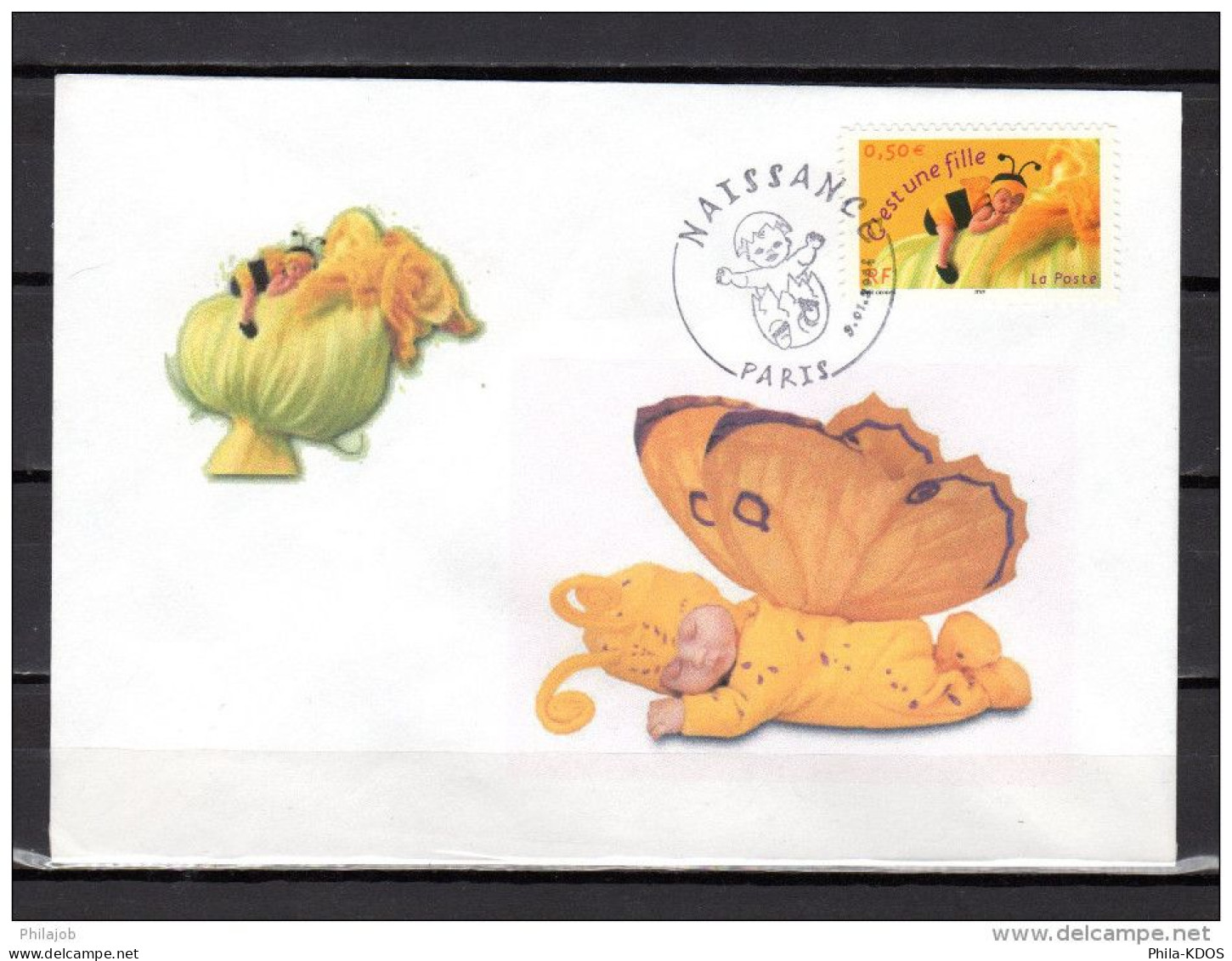 " BEBE ABEILLE " Sur Enveloppe 1er Jour De France De 2004. N° YT 3634. Parfait état. FDC à Saisir !!! - Abejas