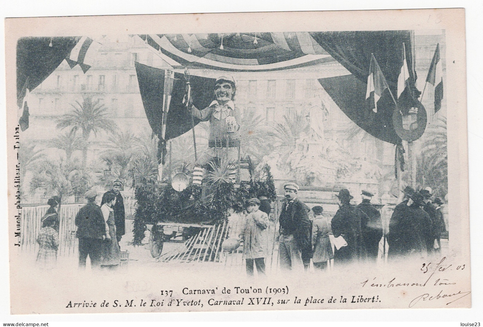 Toulon Le Carnaval 1903 - Ollioules