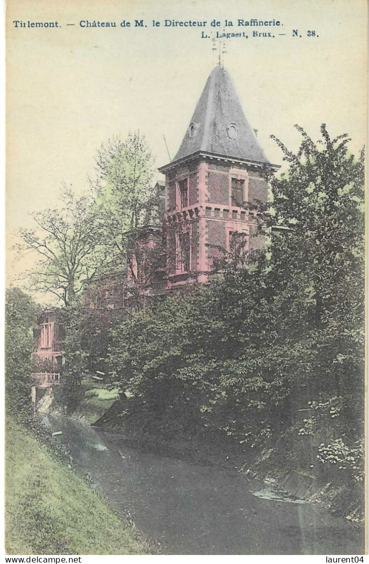 TIENEN. TIRLEMONT.  CHATEAU DE M. LE DIRECTEUR DE LA RAFFINERIE. - Tienen