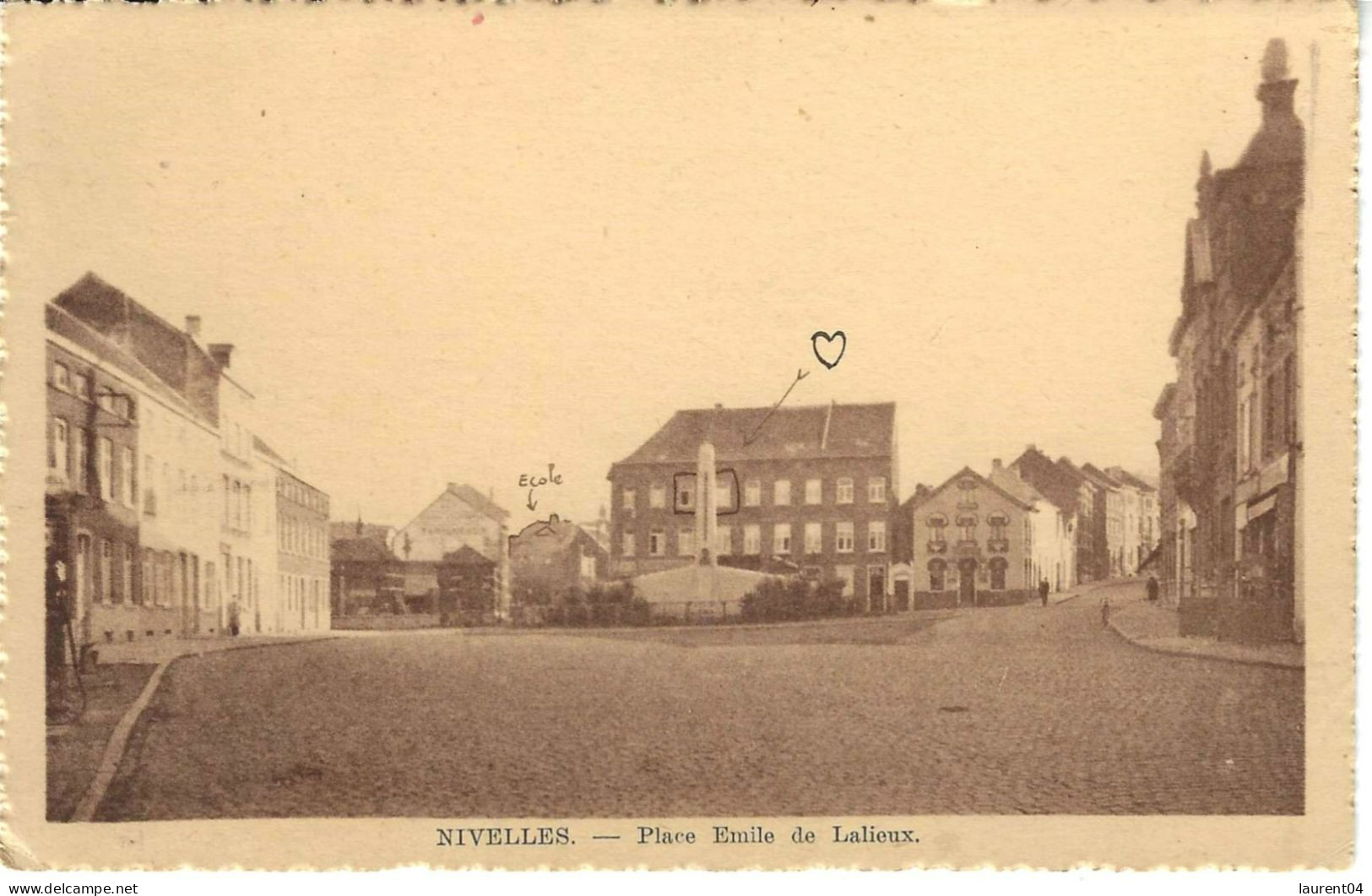 NIVELLES.  PLACE EMILIE De LALIEUX. - Nijvel