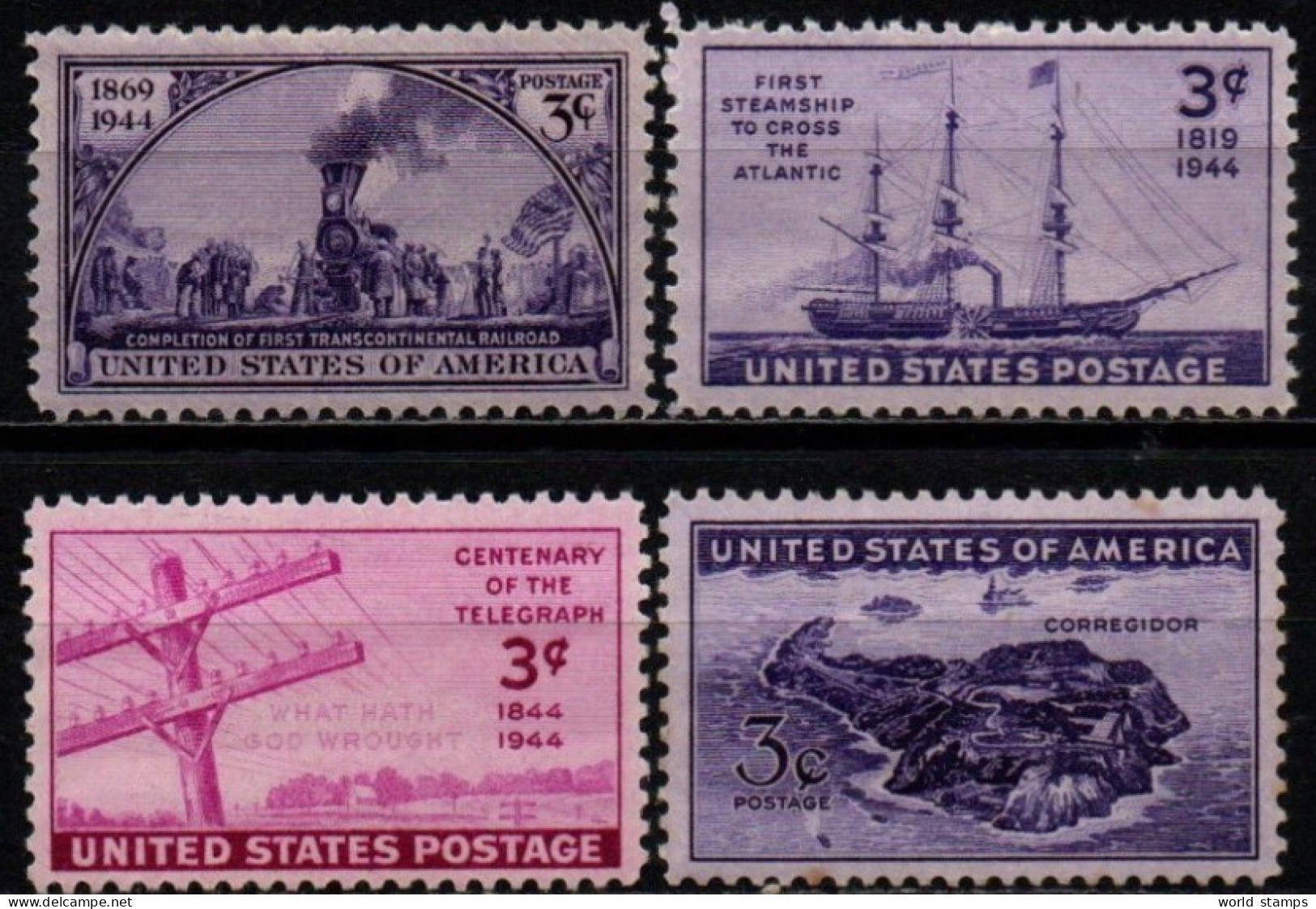 ETATS-UNIS D'AMERIQUE 1944 * - Unused Stamps