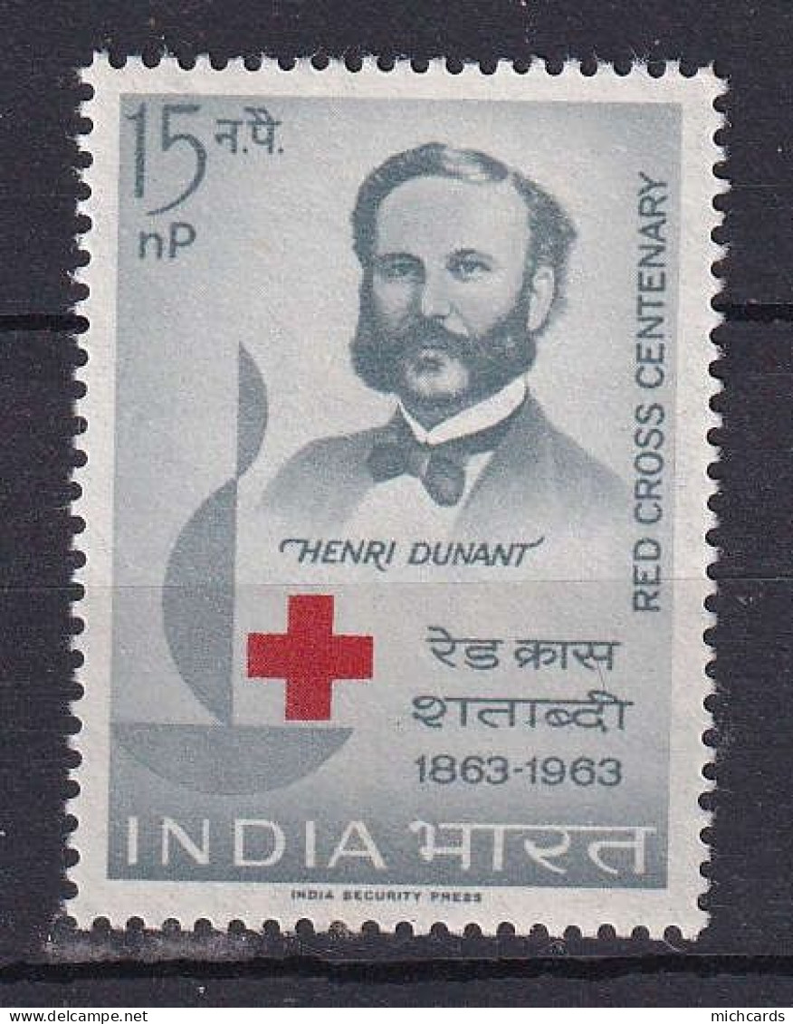 185 INDE 1963 - Yvert 159 - Dunant Croix Rouge - Neuf ** (MNH) Sans Charniere - Ongebruikt