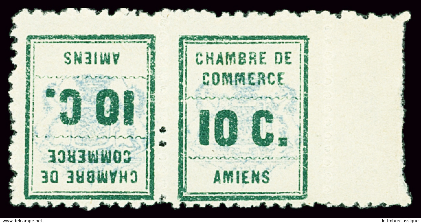 ** N°1b 10c En Paire TETE-BECHE, Neuf **, TB - Stamps