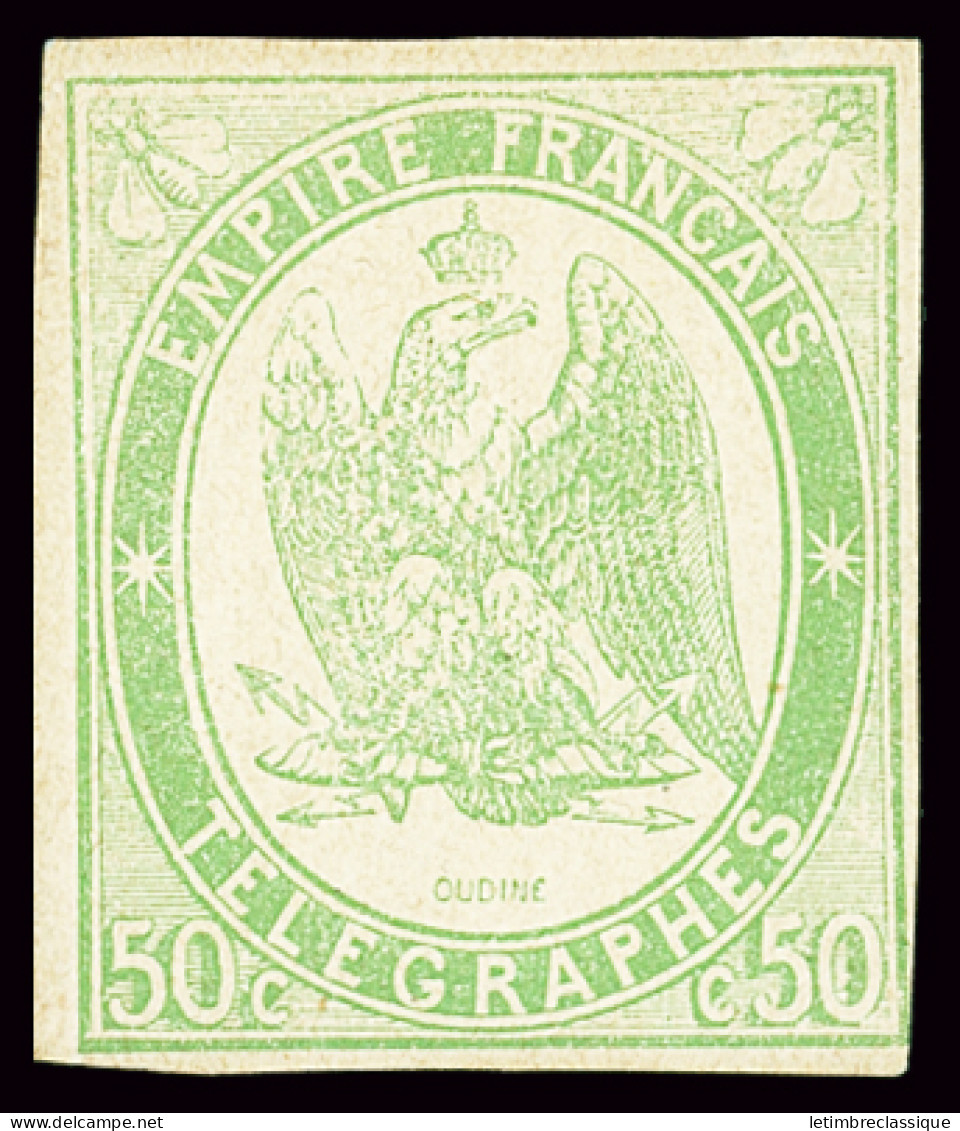 * N°2 Vert, Neuf *, Légers Défauts, TB D'aspect - Telegraph And Telephone