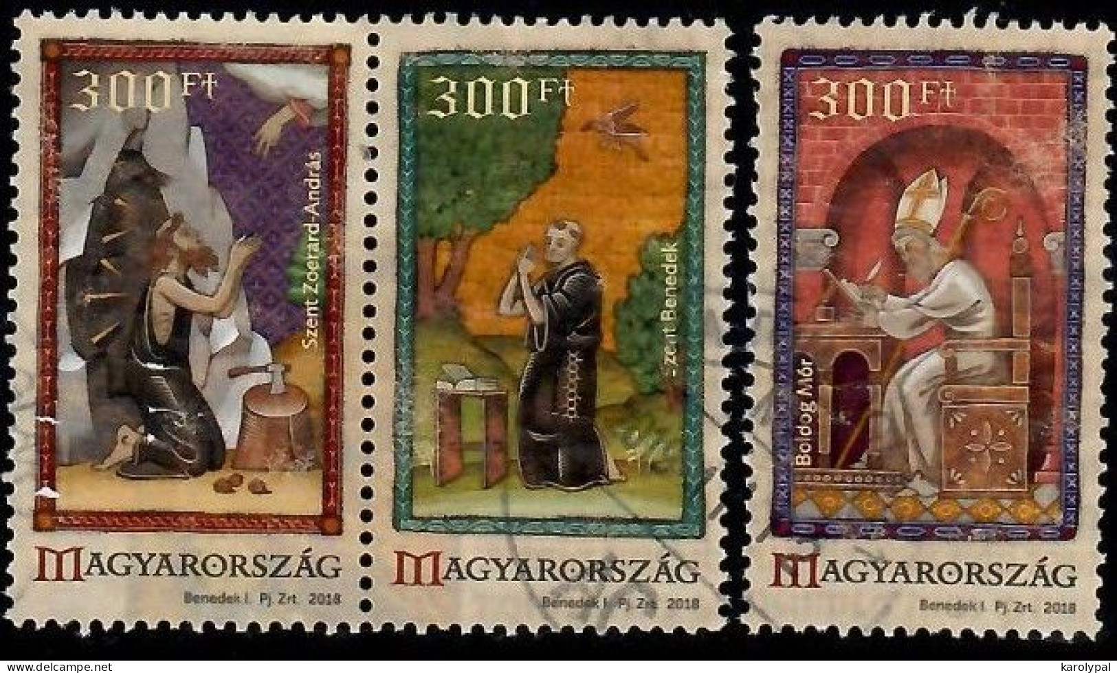 Hungary, 2018, Used, Hungaryan Saint Mi.  Nr.5990-2 - Used Stamps