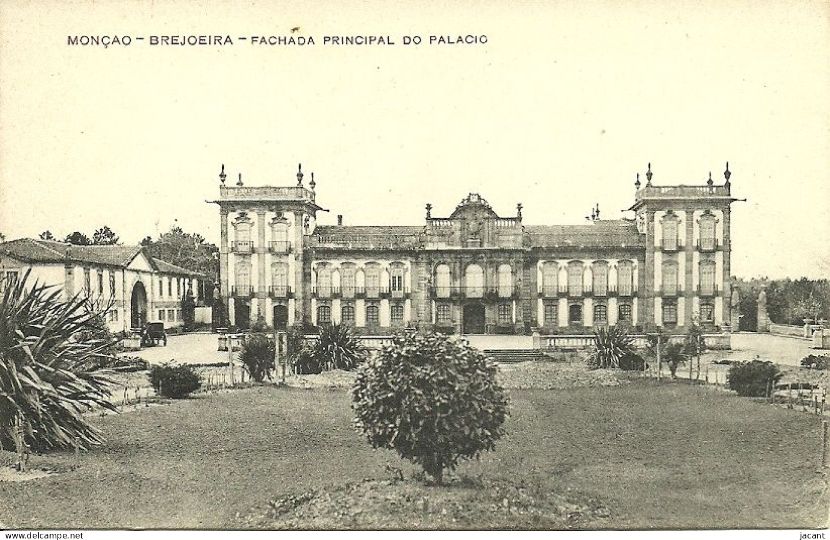 Portugal - Monção - Brejoeira - Fachada Principal Do Palácio - Viana Do Castelo