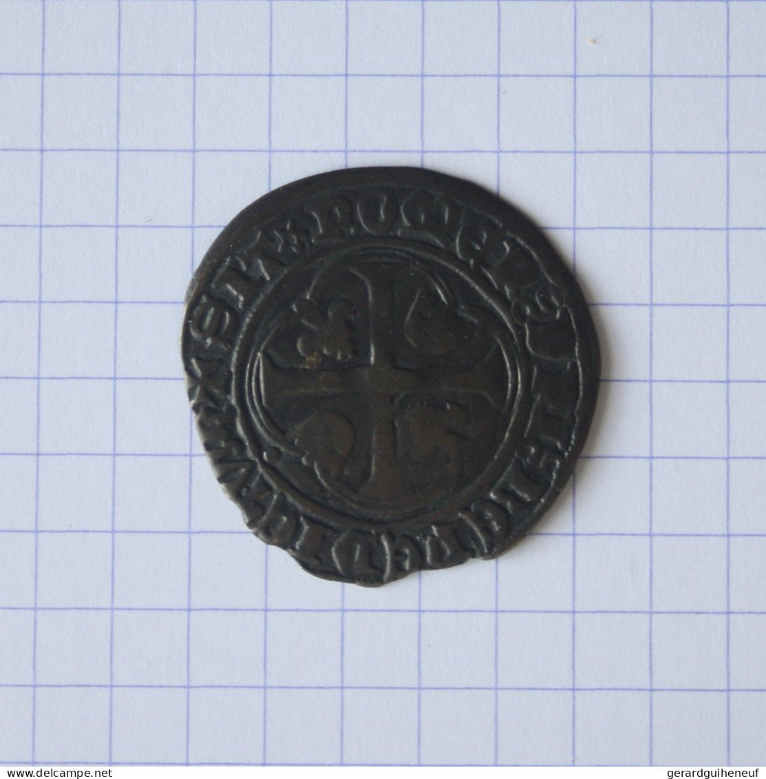 Monnaie Royale ARGENT : Charles VII - 1436 - Blanc à La Couronne - Lots & Kiloware - Coins