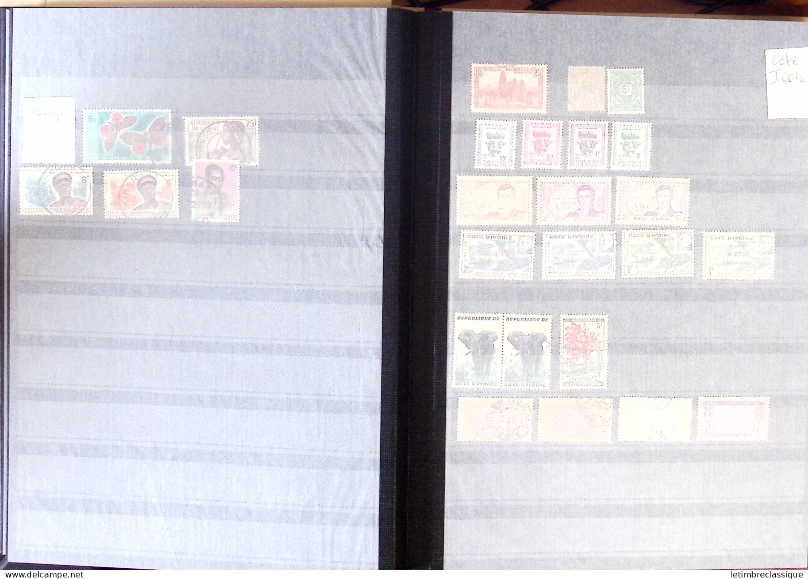 **,*,obl 1885-2007, Collection en un classeur, de timbres des COLONIES, blocs, toutes époques, neufs et obl., dont Algér