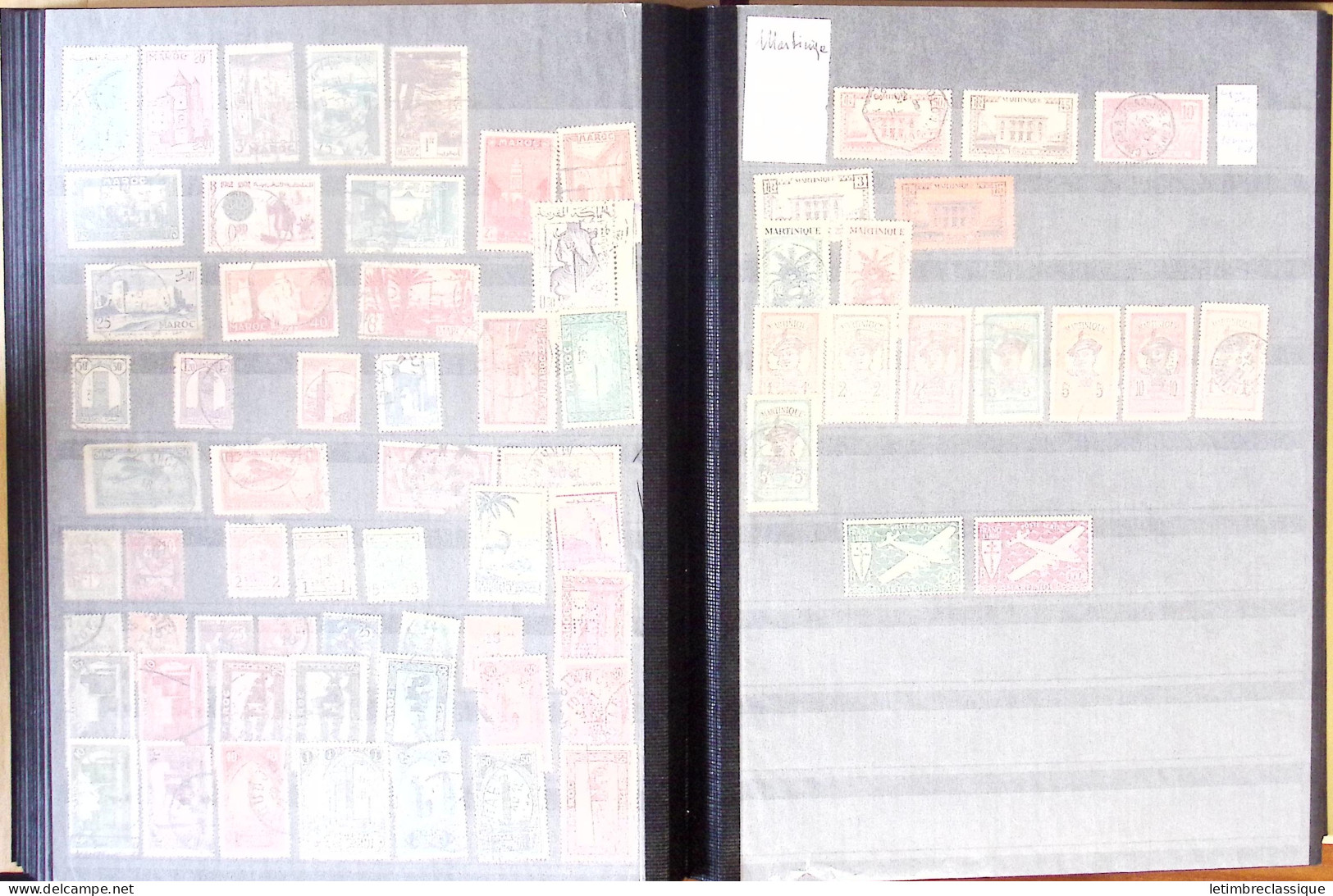 **,*,obl 1885-2007, Collection en un classeur, de timbres des COLONIES, blocs, toutes époques, neufs et obl., dont Algér