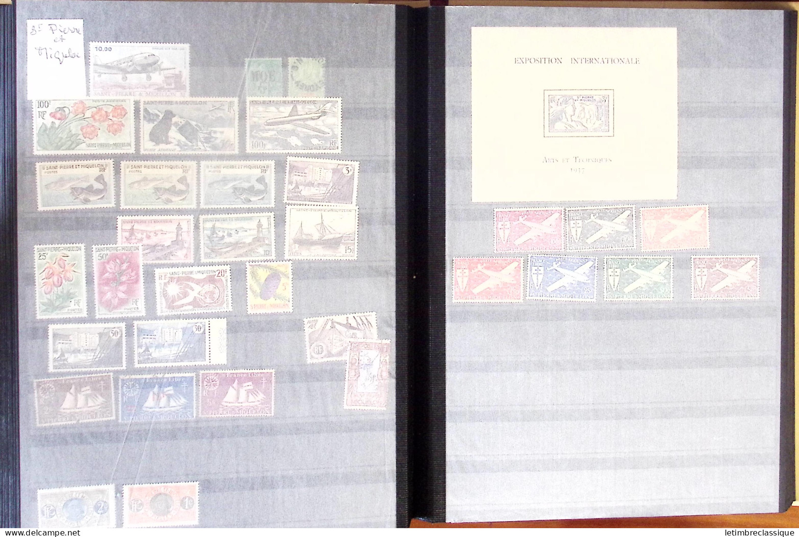 **,*,obl 1885-2007, Collection en un classeur, de timbres des COLONIES, blocs, toutes époques, neufs et obl., dont Algér