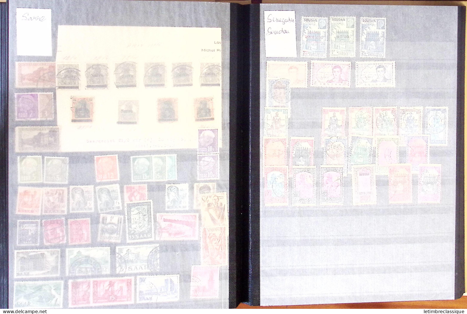 **,*,obl 1885-2007, Collection en un classeur, de timbres des COLONIES, blocs, toutes époques, neufs et obl., dont Algér