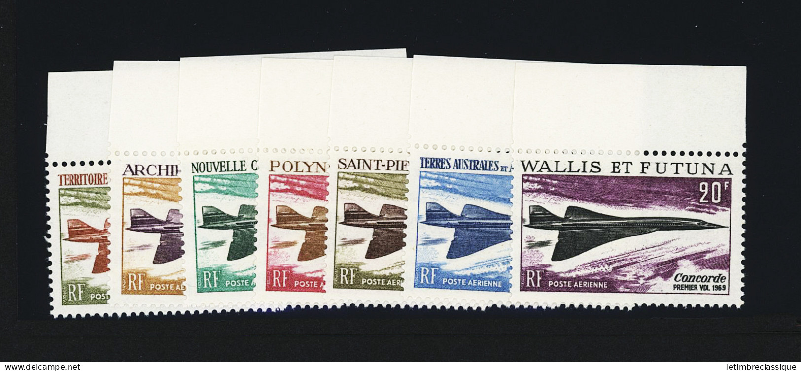 ** CONCORDE 1969, Les 7 Valeurs, Bdf, Neuves **, TB - Non Classés