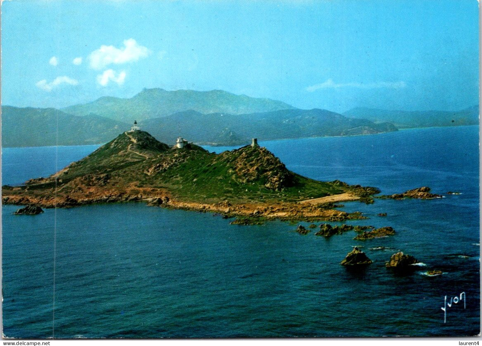 23-3-2024 (3 Y 46) France - Corse - Ile Sanguinaire (and Lighthouse / Phare) - Leuchttürme