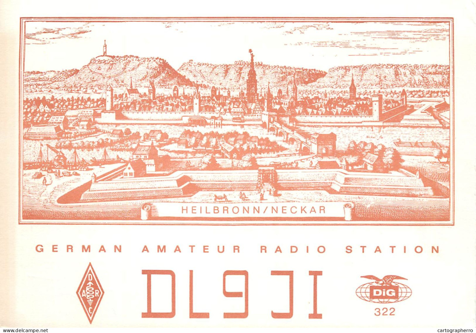 Germany Federal Republic Radio Amateur QSL Card Y03CD DL9JI - Radio Amatoriale