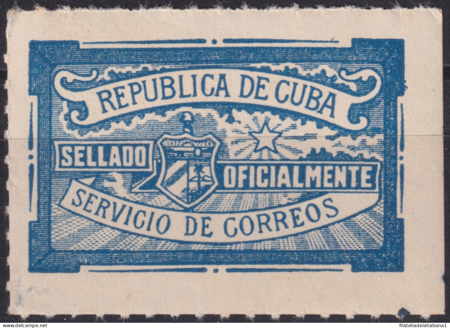 1925-82 CUBA REPUBLICA 1925 SELLADO OFICIAL OFFICIAL SEALLED.  - Unused Stamps