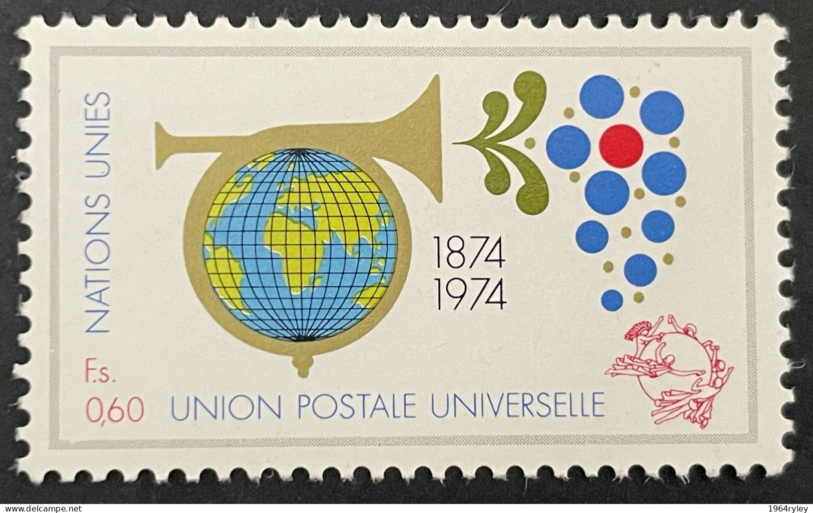 UN GENEVA - MNH** - 1974 Universal Postal Union Centenary  - # 39/40 - Neufs