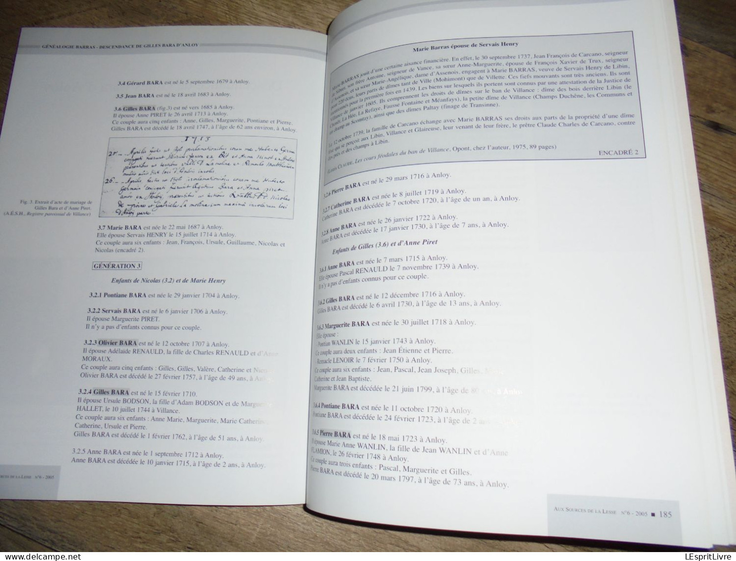 AUX SOURCES DE LA LESSE N° 6 Régionalisme Ochamps Anloy Villance Glaireuse Libin Guerre 14 18 Généalogie Barras Tenderie