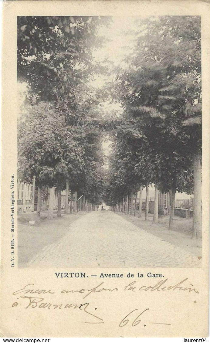 VIRTON.  AVENUE DE LA GARE. D.V.D. 8193 - Virton