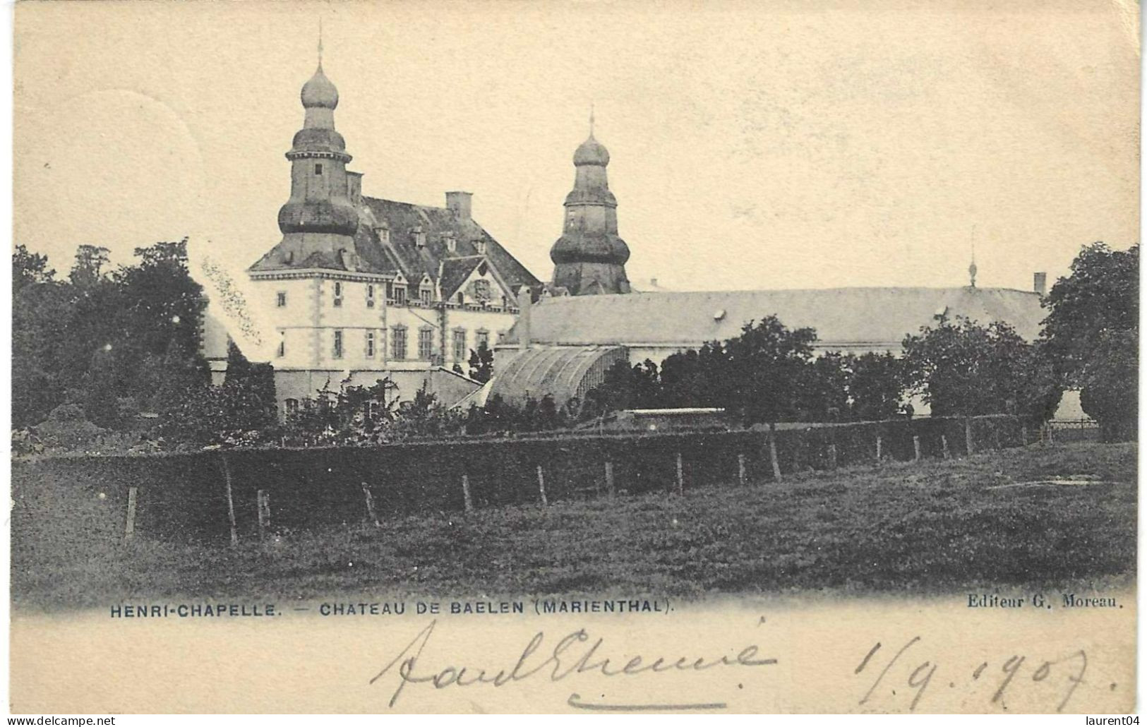 WELKENRAEDT.  HENRI CHAPELLE.  CHATEAU DE BAELEN.  MARIENTHAL. - Welkenraedt