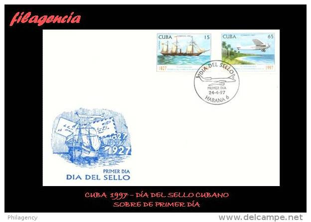 CUBA SPD-FDC. 1997-08 DÍA DEL SELLO CUBANO - FDC