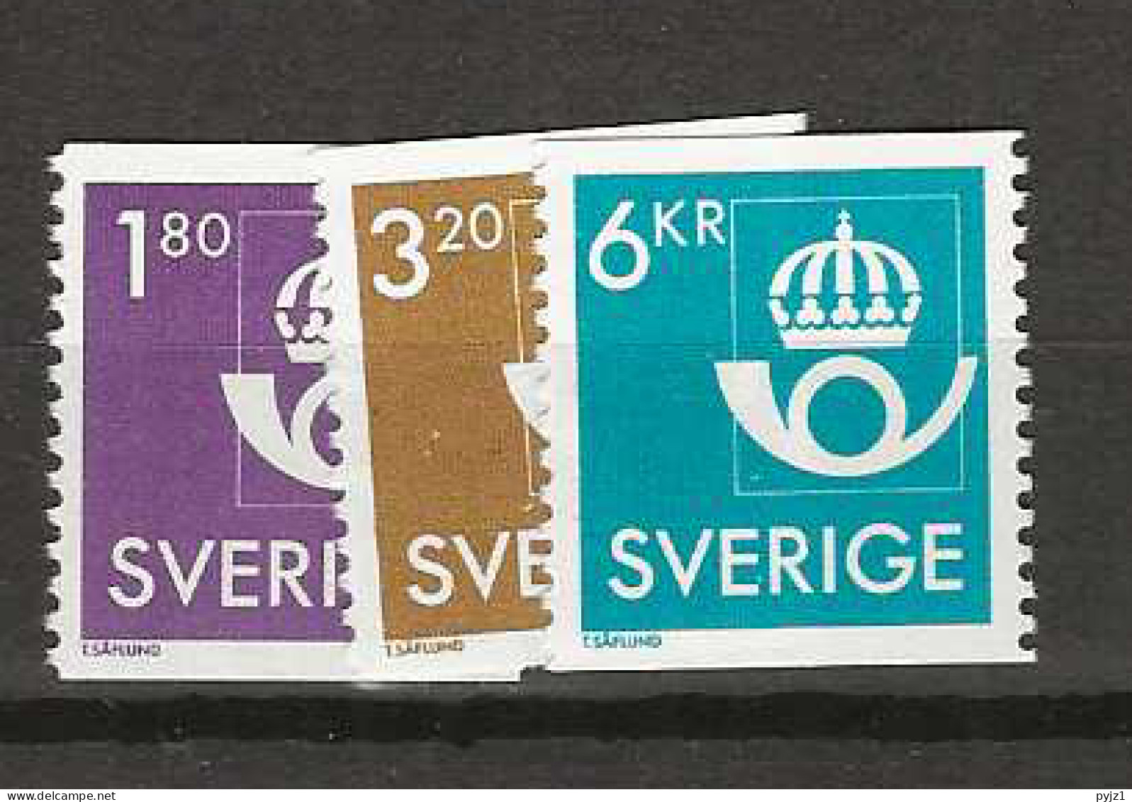 1987 MNH Sweden Mi 1420-22 Postfris** - Neufs