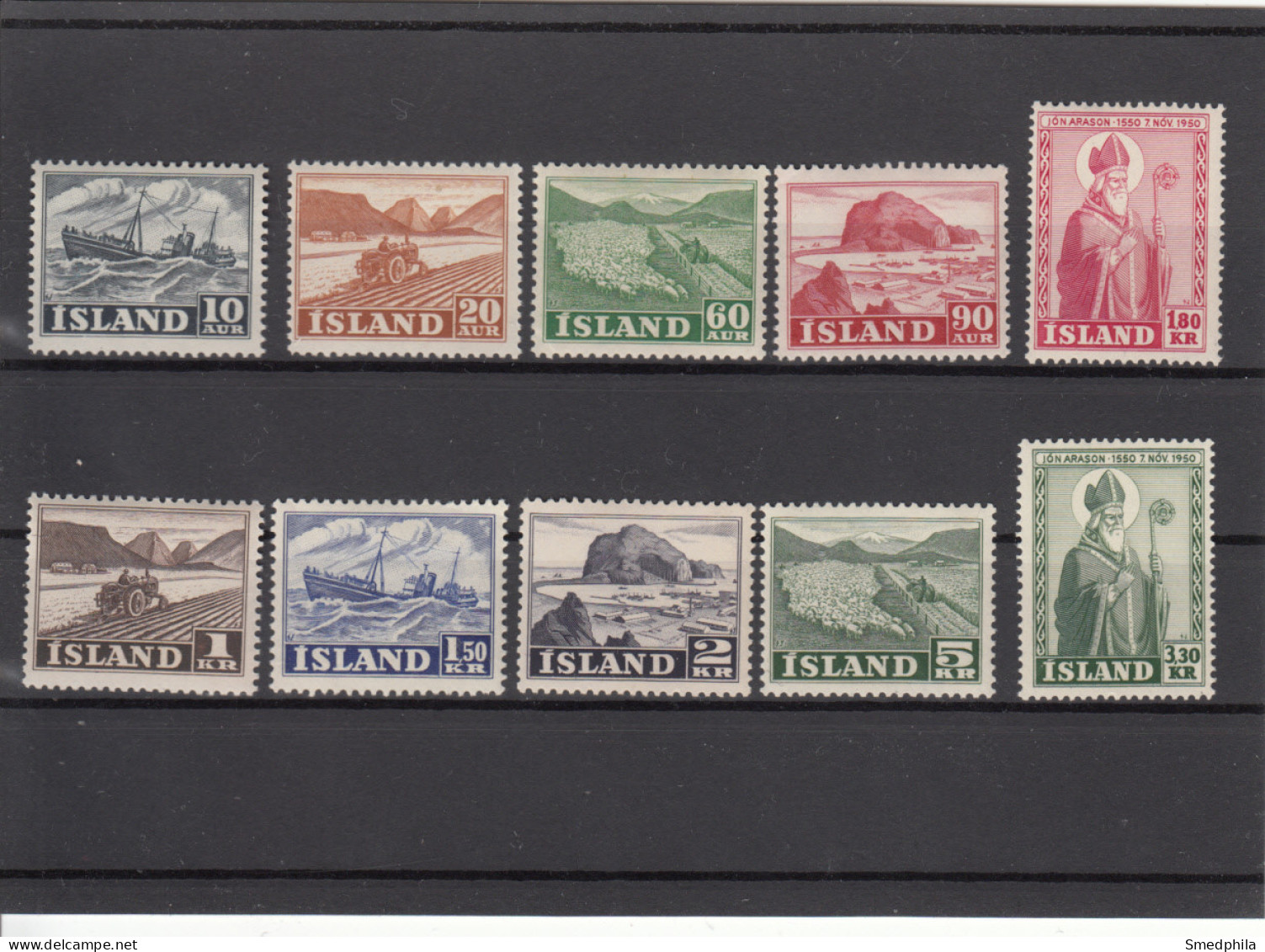 Iceland 1950 - Full Year MNH ** - Volledig Jaar