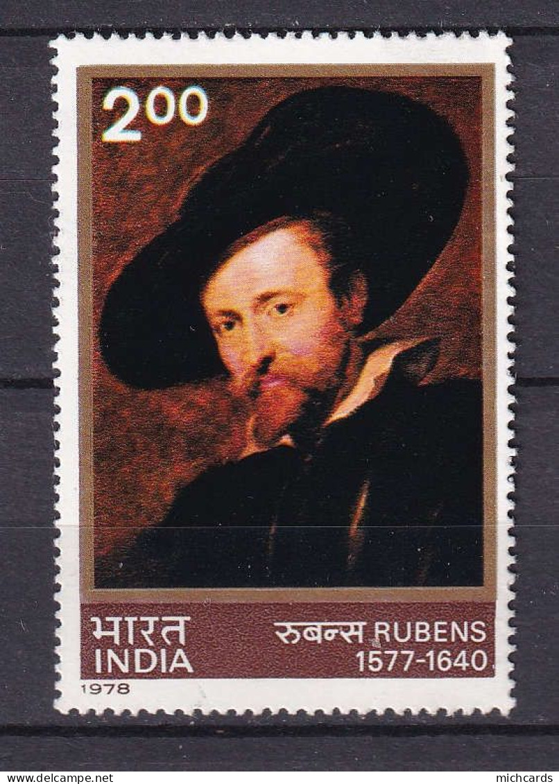 187 INDE 1978 - Yvert 555 - Peintre Rubens - Neuf ** (MNH) Sans Charniere - Unused Stamps