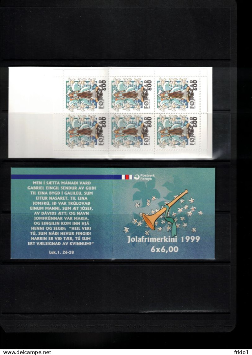 Faroe Islands 1999 Christmas Booklet Postfrisch / MNH - Färöer Inseln