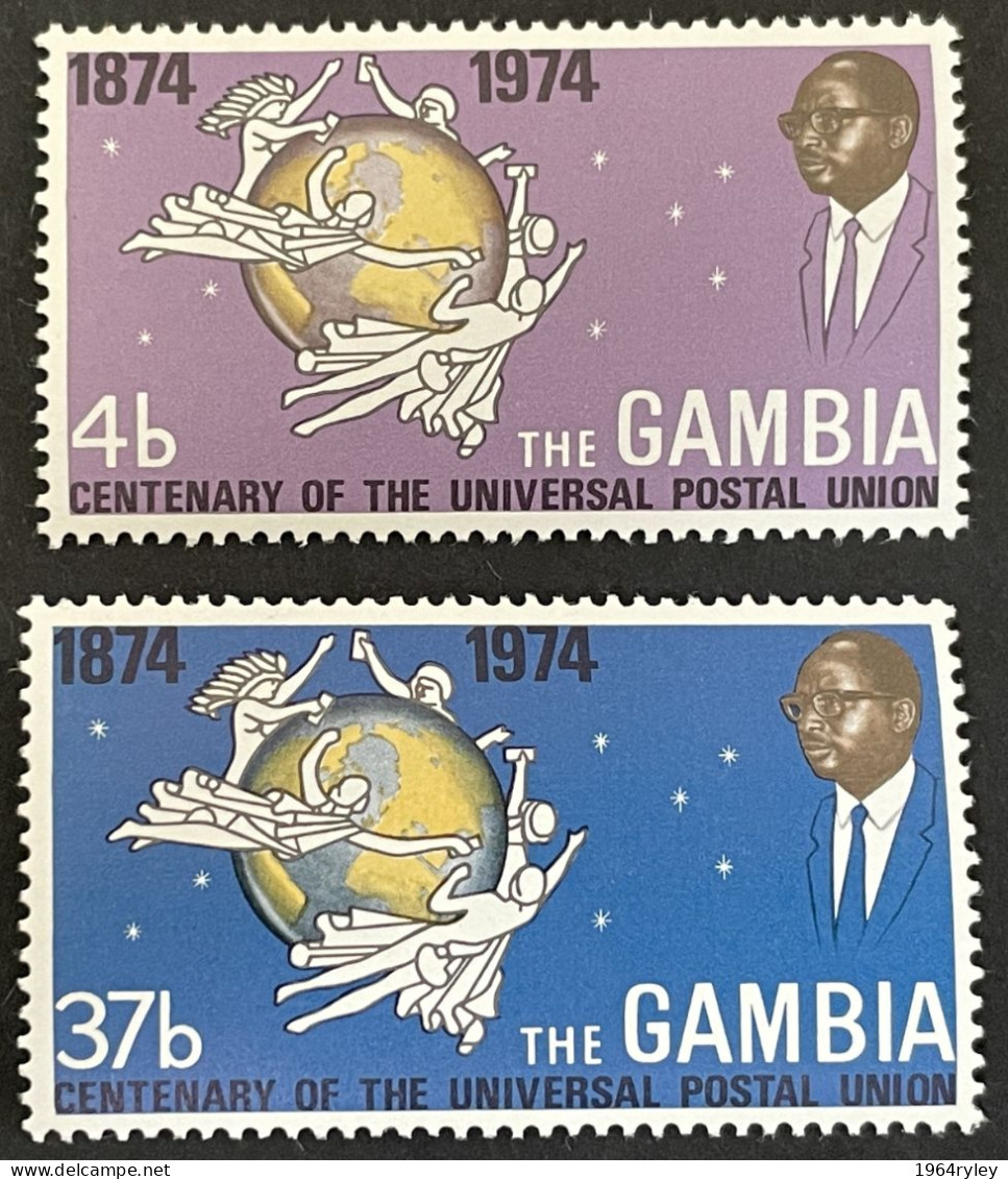 GAMBIA - MNH** - 1974 Universal Postal Union Centenary  - # 295/296 - Gambie (1965-...)