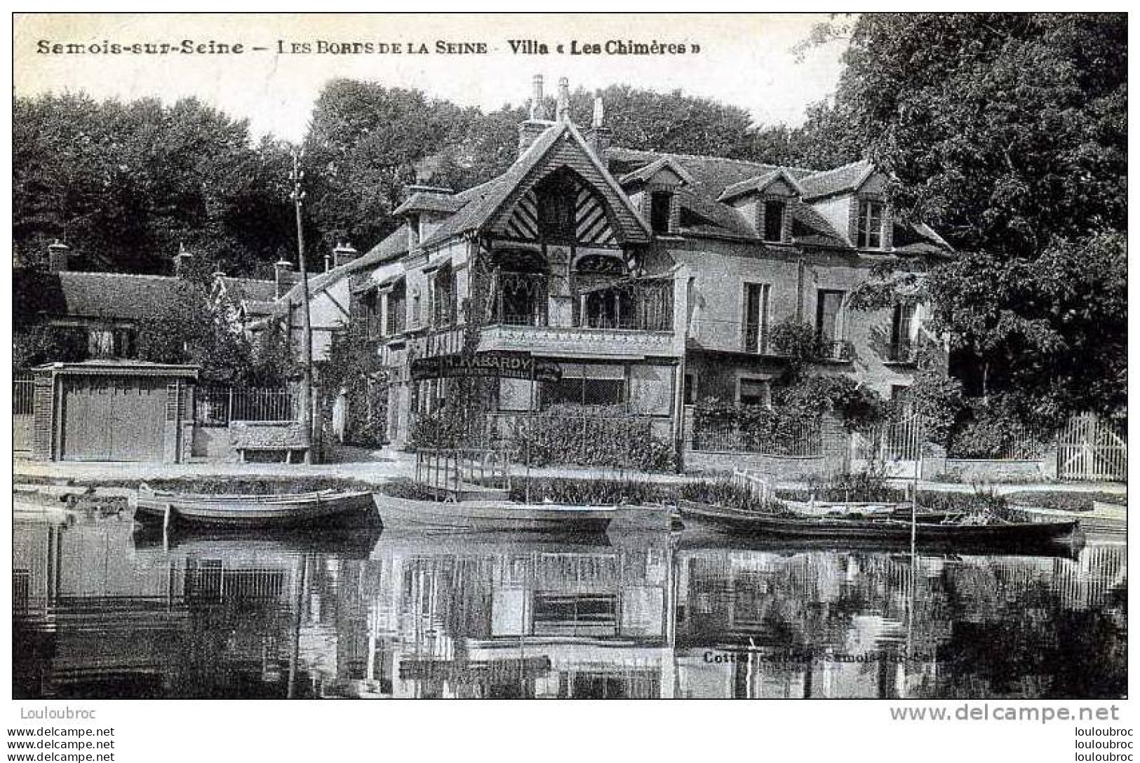 77 SAMOIS SUR SEINE LES BORDS DE LA SEINE VILLA LES CHIMERES EDIT MENARD - Samois