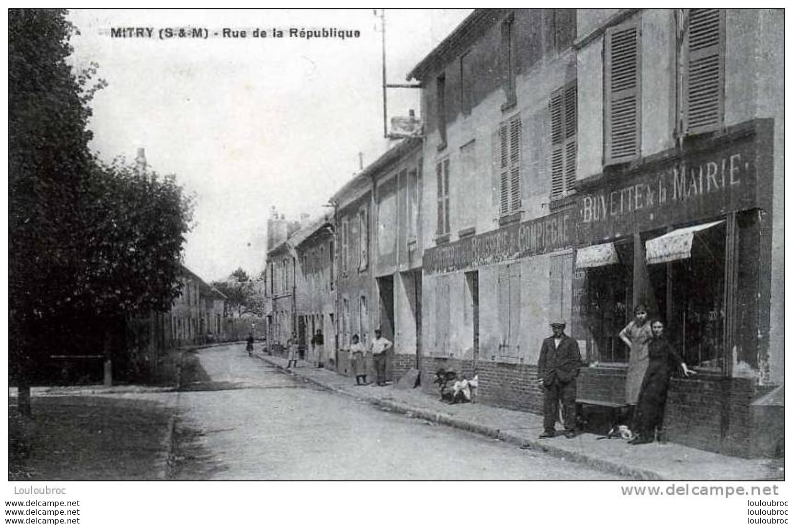 77 MITRY RUE DE LA REPUBLIQUE BUVETTE DE LA MAIRIE EDIT LAROCHE - Mitry Mory