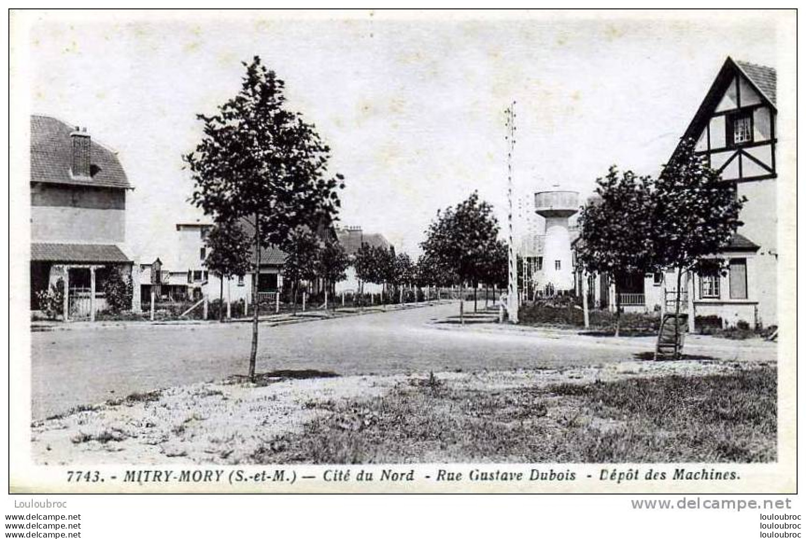 77 MITRY MORY CITE DU NORD RUE GUSTAVE DUBOIS DEPOT DES MACHINES - Mitry Mory