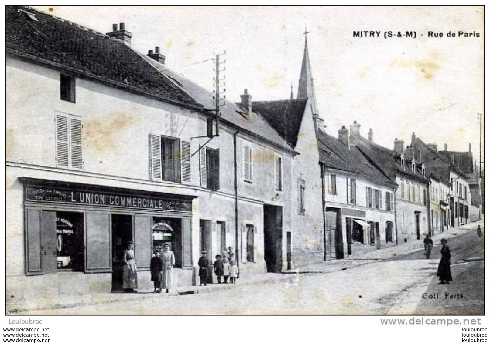 77 MITRY MORY  RUE DE PARIS UNION COMMERCIALE EDIT LAROCHE - Mitry Mory